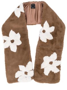 Lizzie Fortunato Jewels шарф из искусственного меха с цветочным узором