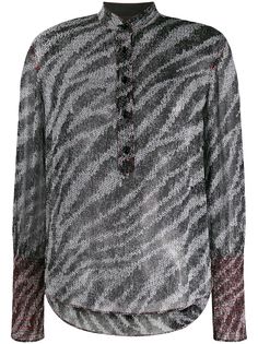 Rag & Bone блузка с зебровым принтом