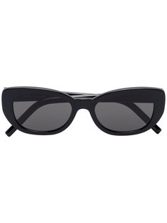 Saint Laurent Eyewear солнцезащитные очки Betty в овальной оправе