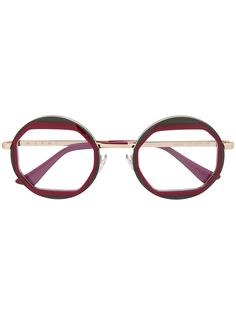 Marni Eyewear очки в круглой оправе