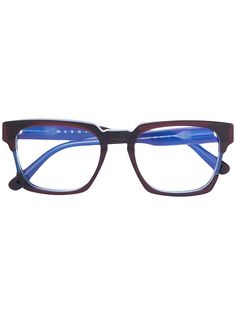 Marni Eyewear очки в прямоугольной оправе