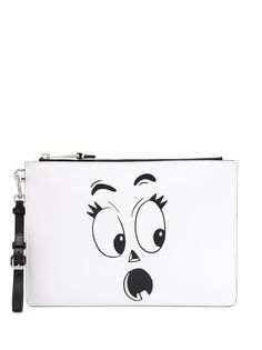 Moschino клатч с принтом