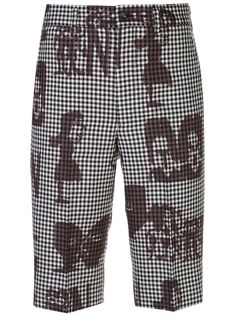 Comme Des Garçons клетчатые шорты