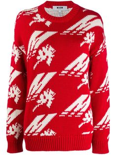 MSGM джемпер вязки интарсия