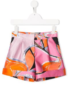Emilio Pucci Junior шорты с абстрактным принтом