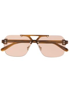 Stella McCartney Eyewear солнцезащитные очки в квадратной оправе