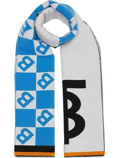 Burberry шарф с логотипом