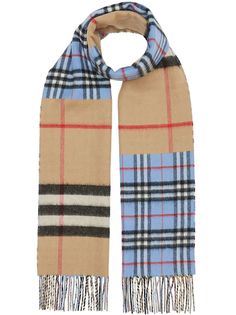 Burberry шарф в контрастную клетку Vintage Check