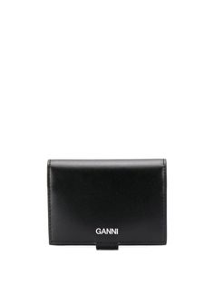 GANNI компактный кошелек с логотипом