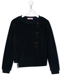 Familiar флисовый джемпер с бантами