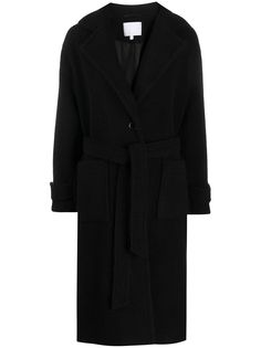 Lala Berlin фактурное пальто с поясом