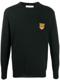 Moschino джемпер Teddy Bear вязки интарсия