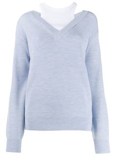 T By Alexander Wang многослойный свитер