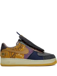 Nike кроссовки Air Force 1 Low Cactus Jack из коллаборации с Travis Scott