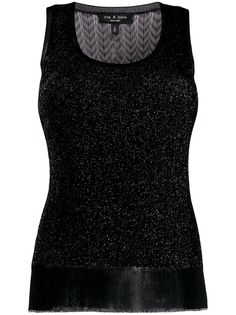 Rag & Bone топ с блестками