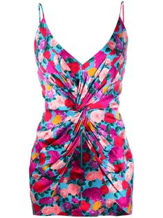 Giuseppe Di Morabito топ с цветочным принтом и драпировкой