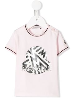 Moncler Kids футболка с логотипом