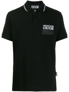 Versace Jeans Couture рубашка-поло с логотипом