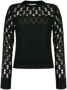 See by Chloé джемпер с длинными рукавами с вышивкой