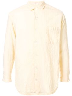 Yohji Yamamoto Pre-Owned фактурная рубашка