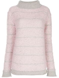 Eckhaus Latta свитер букле с высоким воротником