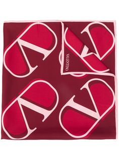 Valentino платок с логотипом VLogo
