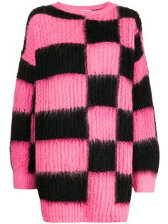 MSGM свитер оверсайз в клетку