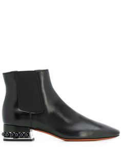 Santoni ботильоны с заостренным носком