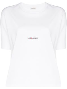 Saint Laurent футболка с логотипом