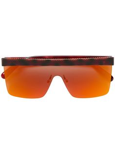 Stella McCartney Eyewear массивные солнцезащитные очки-авиаторы
