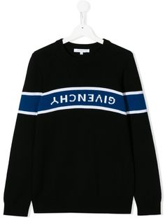 Givenchy Kids джемпер с длинными рукавами и логотипом