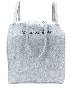 MM6 Maison Margiela джинсовая объемная сумка на плечо