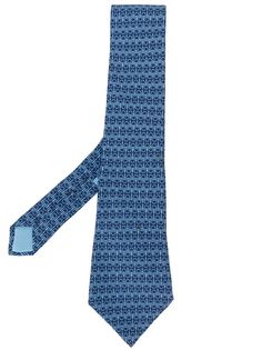 Hermès галстук с узором Hermes