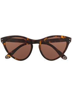Gucci Eyewear солнцезащитные очки кошачий глаз