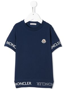 Moncler Kids многослойная футболка с логотипом