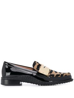 Tods лоферы с леопардовым принтом Tod’S