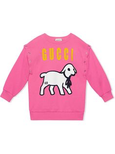 Gucci Kids толстовка с принтом