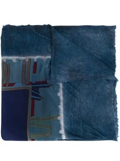 Avant Toi шарф с принтом