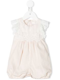 Chloé Kids боди с кружевом