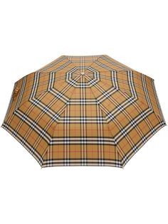 Burberry складной зонт в клетку Vintage Check