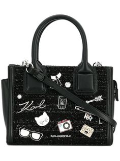 Karl Lagerfeld сумка на плечо с декоративными элементами