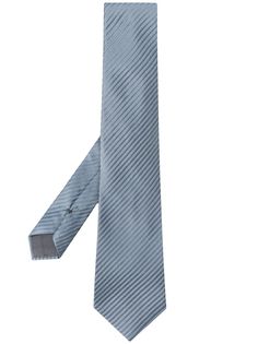 Giorgio Armani галстук в тисненую полоску