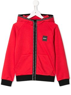 Dkny Kids худи с нашивкой-логотипом