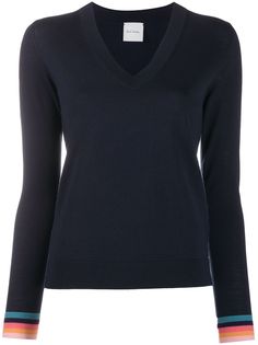 Paul Smith джемпер с манжетами в полоску