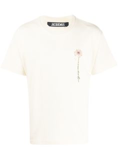 Jacquemus футболка Fleur с вышитым логотипом