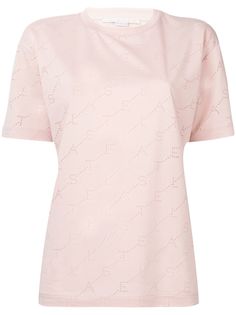 Stella McCartney футболка с перфорацией