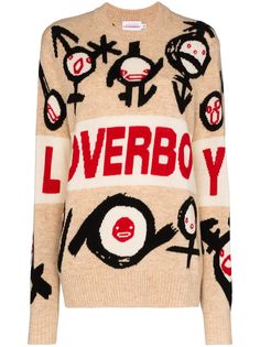 Charles Jeffrey Loverboy трикотажный свитер с логотипом
