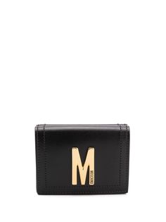 Moschino картхолдер с металлическим логотипом