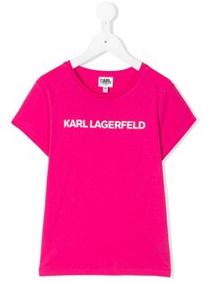Karl Lagerfeld Kids футболка с логотипом Karl Lagerfeld