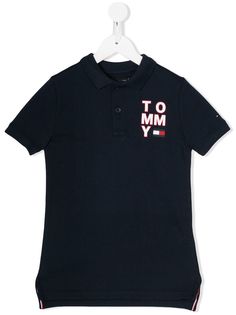 Tommy Hilfiger Junior рубашка-поло с логотипом